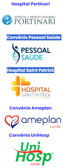 Hospital Portinari, Convênio Pessoal Saúde, Hospital Saint Patrick, Convênio Ameplan, Convênio UniHosp